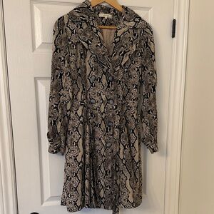 Stylish Snake Print Dress